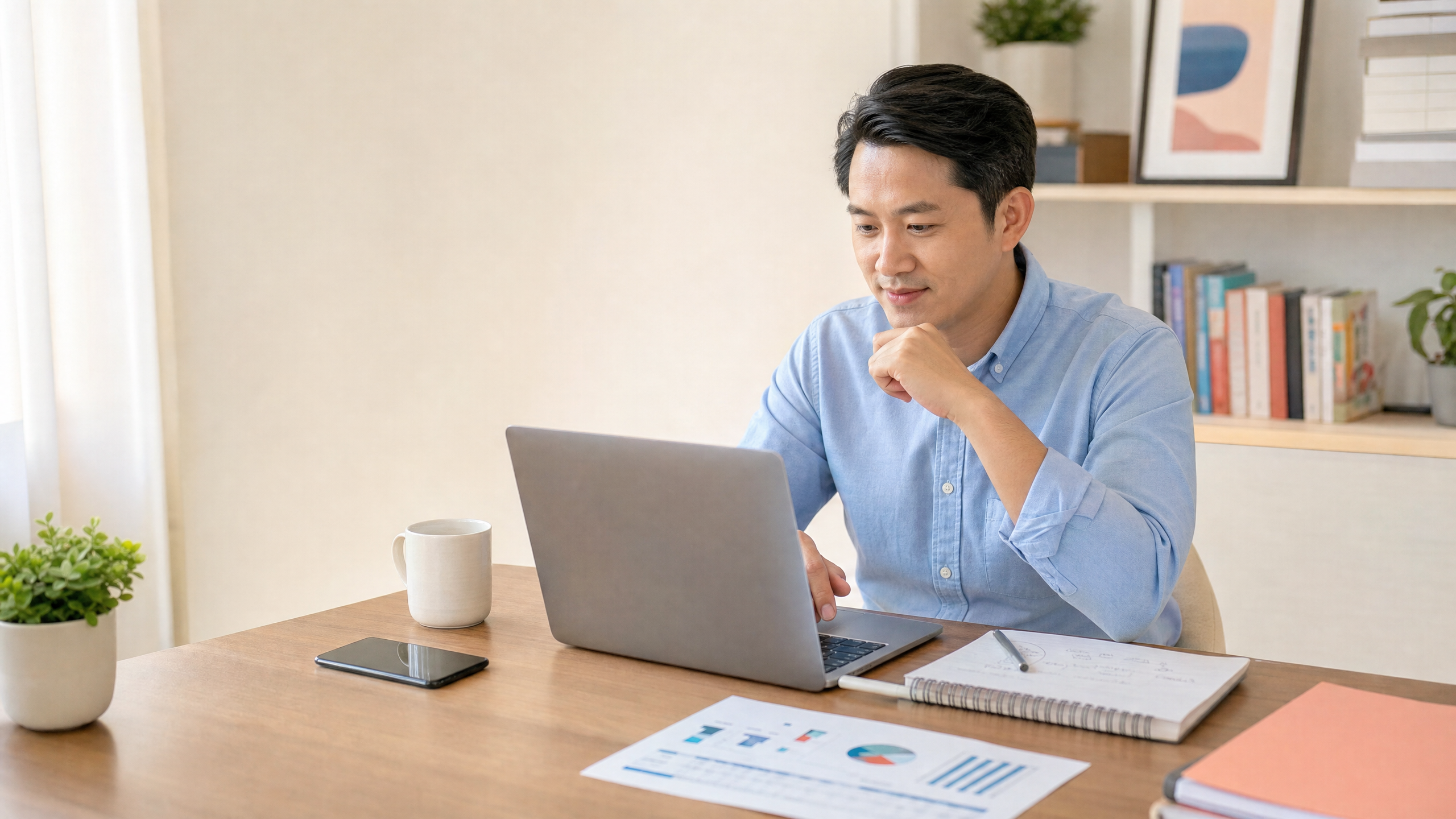 Minh họa người dùng làm việc với Google Gemini AI trong quy trình thực tế