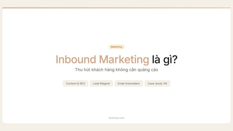 Inbound Marketing Là Gì? Thu Hút Khách Hàng Mà Không Cần Chạy QC