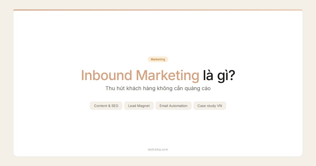 Inbound Marketing Là Gì? Thu Hút Khách Hàng Mà Không Cần Chạy QC