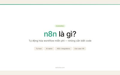 n8n Là Gì? Công Cụ Tự Động Hóa Workflow Miễn Phí Tốt Nhất 2026