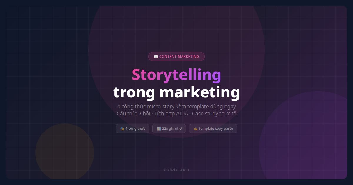 Storytelling Trong Marketing: 5 Công Thức Kể Chuyện Đỉnh Cao 2026