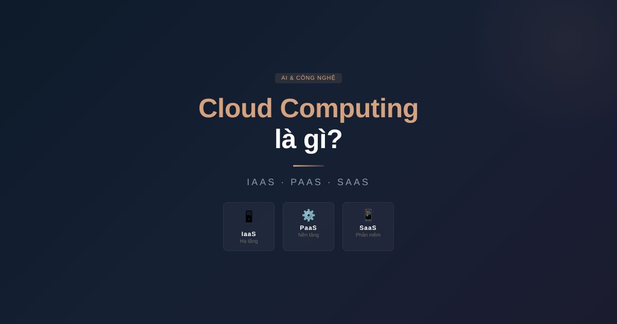 Cloud Computing là gì? Giải thích dễ hiểu cho người không chuyên IT