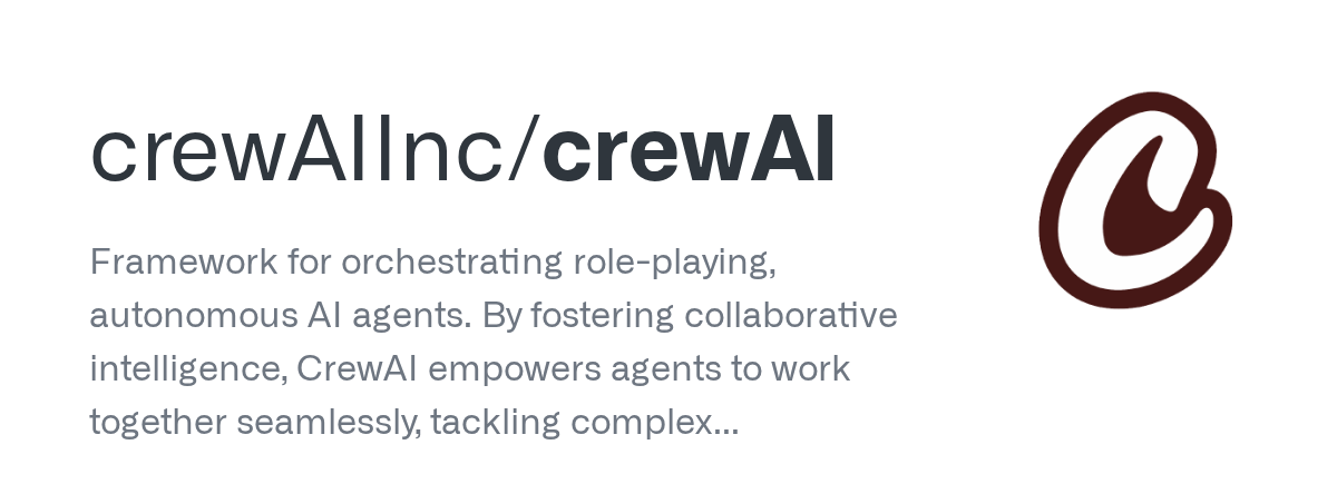Ảnh: trang repo crewAIInc/crewAI