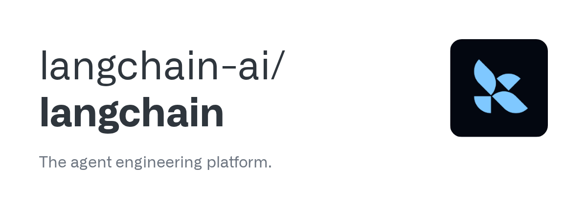 Ảnh: trang repo langchain-ai/langchain