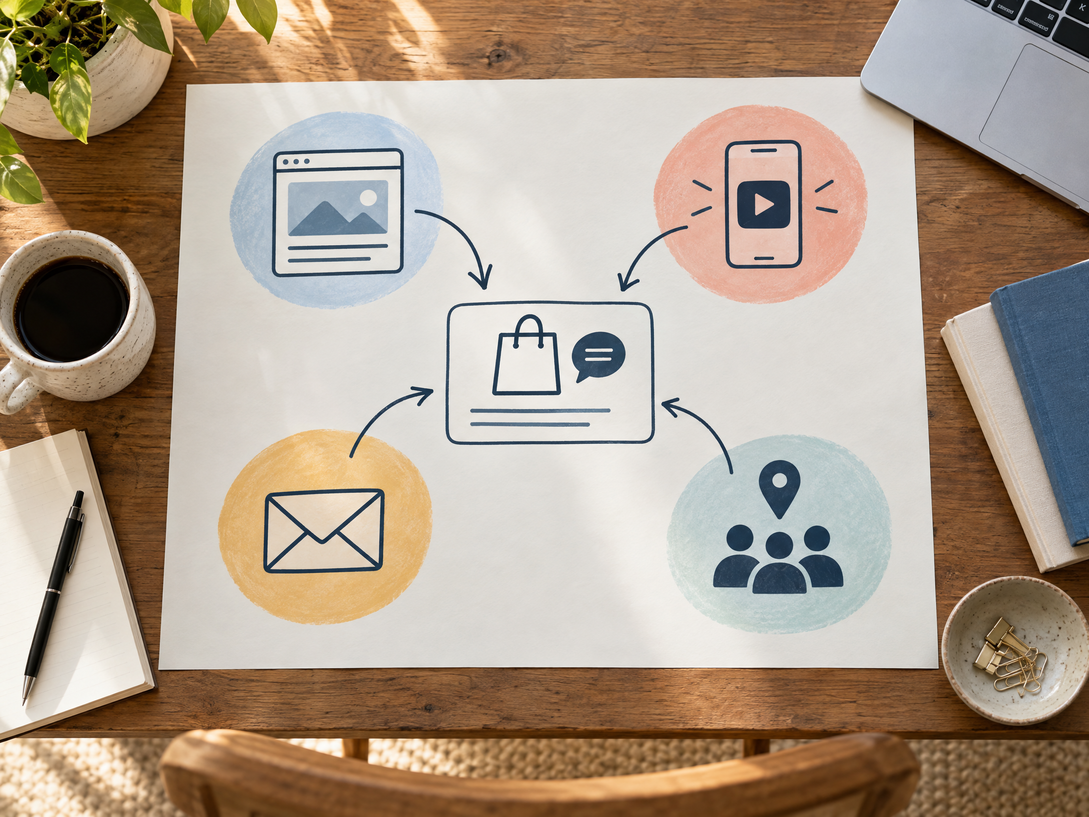 Bảng kế hoạch chọn kênh marketing cho doanh nghiệp nhỏ