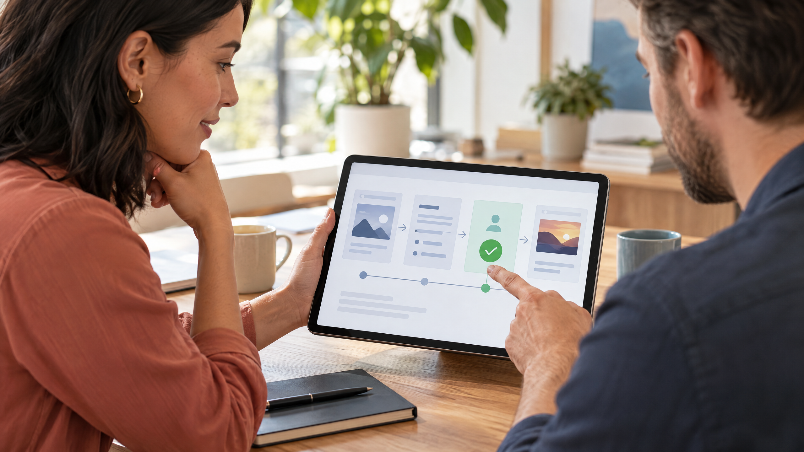 Marketer kiểm tra và phê duyệt kế hoạch do AI agent đề xuất
