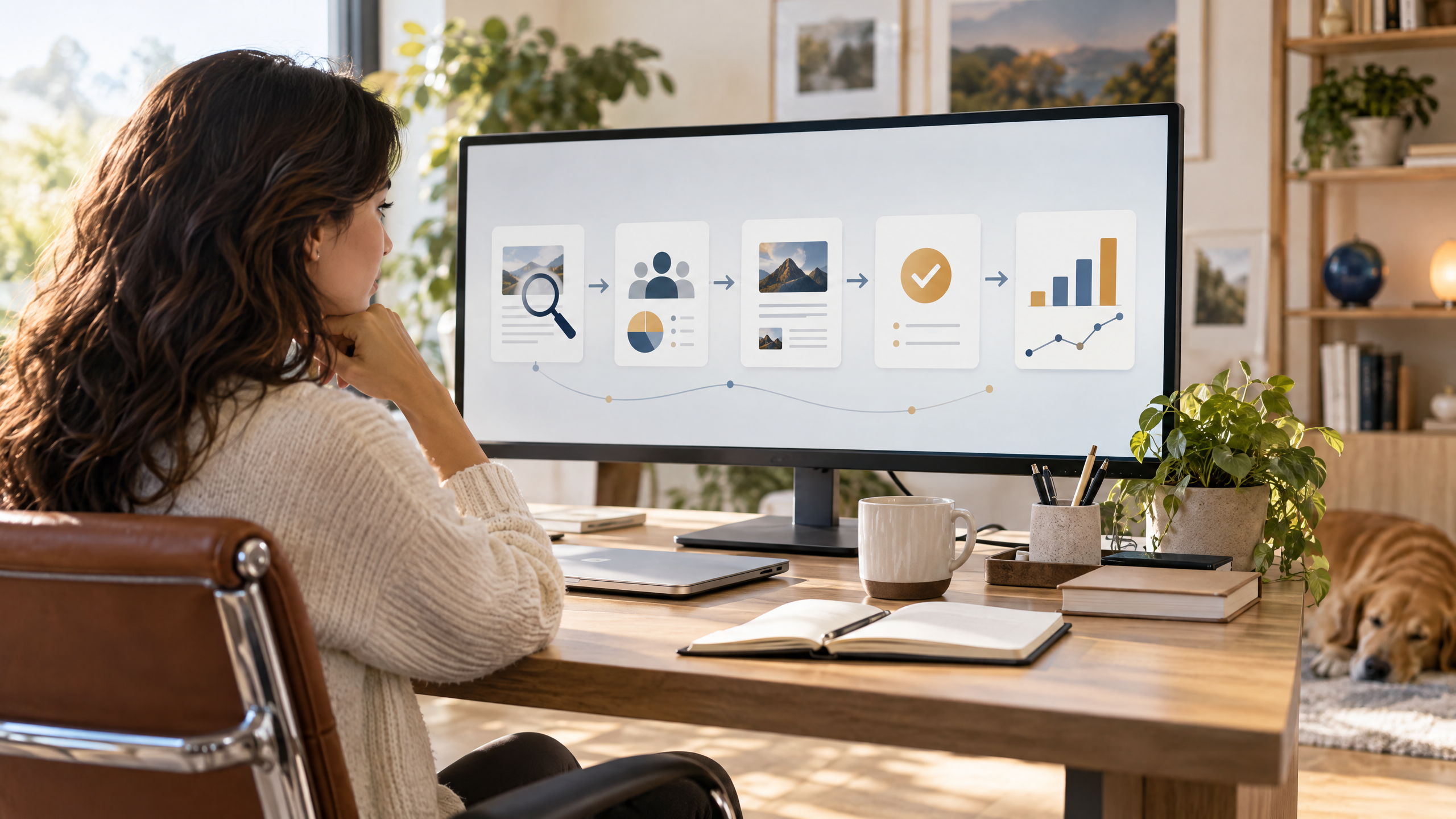 Workflow agentic AI kết nối nghiên cứu, nội dung, phê duyệt và đo lường marketing