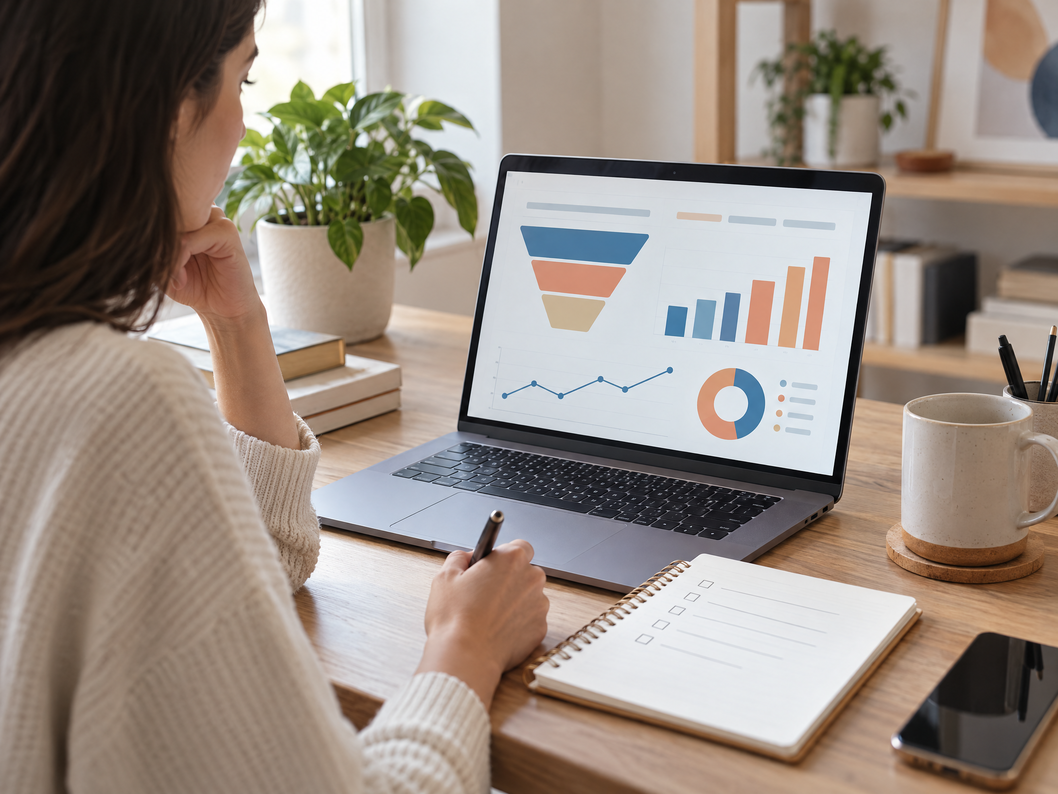 Marketer xem các chỉ số cơ bản để đánh giá hiệu quả phễu marketing